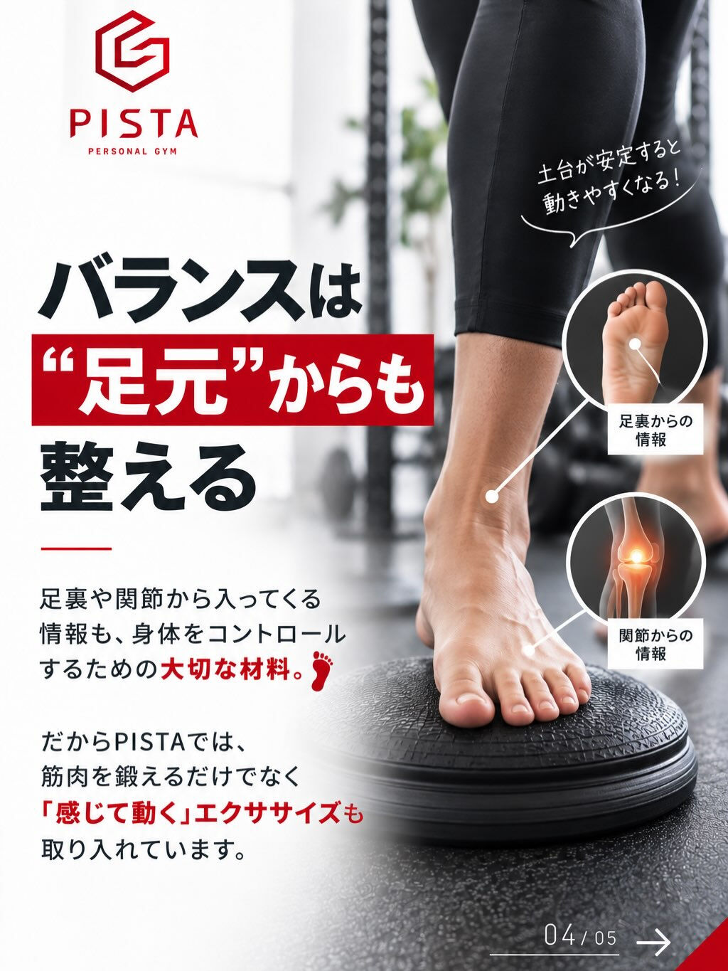 こんにちは！PERSONAL GYM PISTAです😊