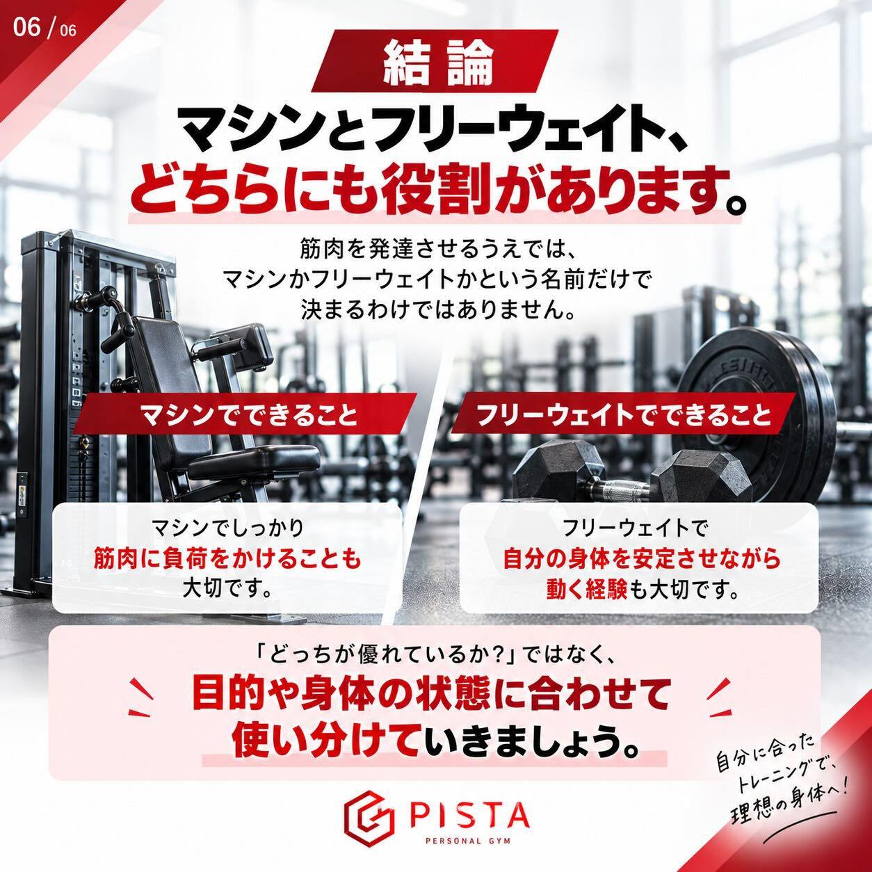 こんにちは！ Personal Gym PISTAです😊